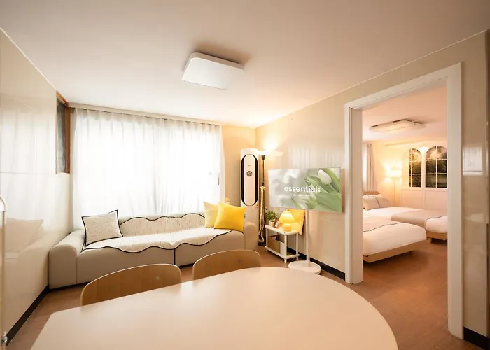 Appartement 3-min Walk To Mangwon Market, Free Parking&luggage Storage, Sleeps 10 Seoel