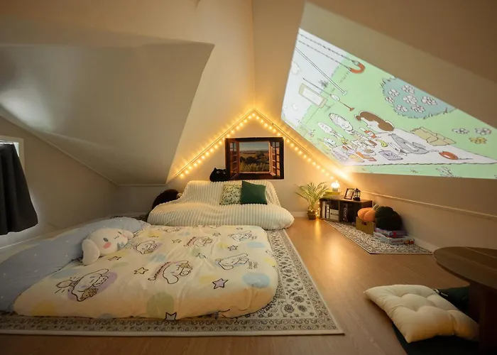 Appartement 3-min Walk To Mangwon Market, Free Parking&luggage Storage, Sleeps 10